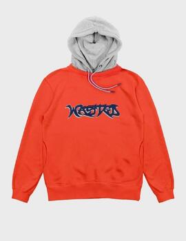 Sudadera Wasted Paris Telly RedOrange/AshGrey