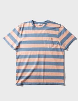 Camiseta Edmmond Harold Stripes Plain Steel