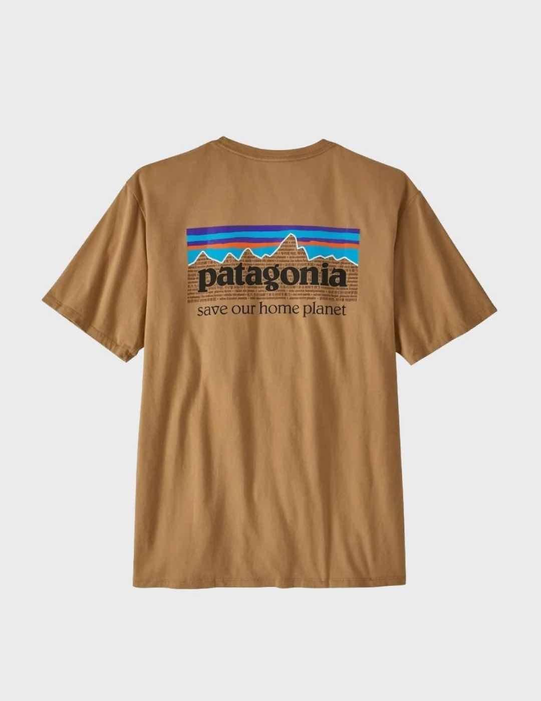 Camiseta Patagonia M´s P-6 Mission Organic GRBN