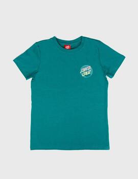 Camiseta Santa Cruz Youth Grid Delta Dot Verdigris