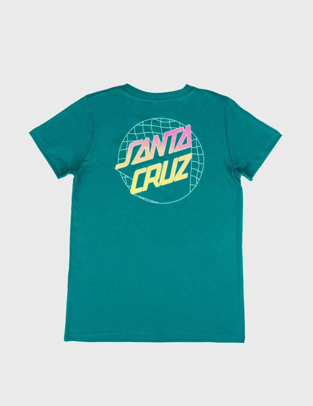 Camiseta Santa Cruz Youth Grid Delta Dot Verdigris