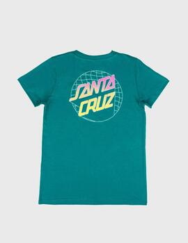 Camiseta Santa Cruz Youth Grid Delta Dot Verdigris