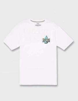 Camiseta Volcom Stript White