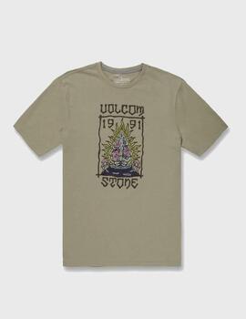 Camiseta Volcom Fty Caged Stone SeagrassGreen