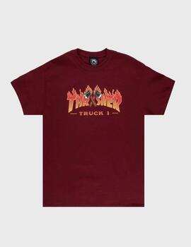 Camiseta Thrasher Truck Granate