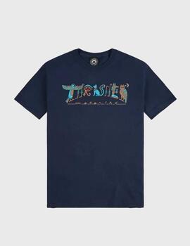 Camiseta Thrasher Hieroglyphic Navy