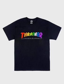 Camiseta Thrasher Rainbow Black