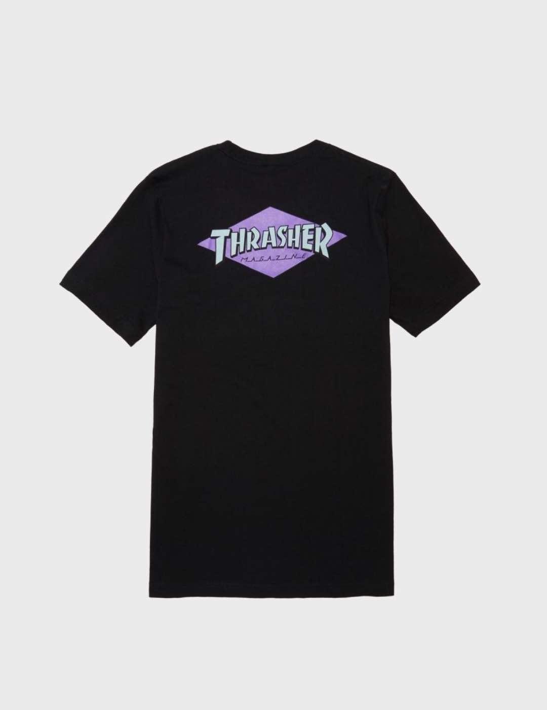 Camiseta SantaCruzXThrasher W Diamond Dot Black