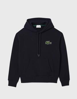 Sudadera Lacoste Hoodie Jogger Loose Fit Negro031