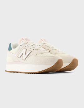 Zapatillas New Balance WL574ZKB Beige