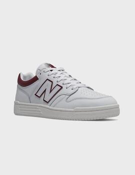 Zapatillas New Balance BB480LDB WhiteBurgundy