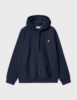 Sudadera Carhartt WIP Hooded American Script Sweat AirForceB