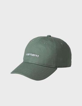 Gorra Carhartt WIP Canvas Script Park/White