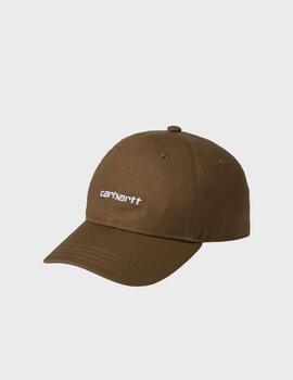 Gorra Carhartt WIP Canvas Script Lumber/White