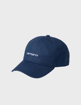 Gorra Carhartt WIP Canvas Script Elder/White