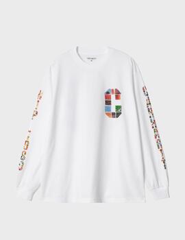 Camiseta Carhartt WIP L/S Machine 89 White