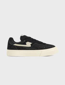 Zapatillas S.W.C.  Pearl S-Strike Raw Suede Mix Black