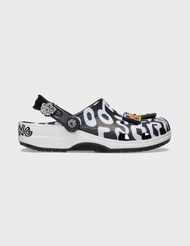 Zuecos Crocs Classsic Keith Haring U Black