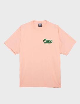 Camiseta Obey Sound & Resistance Peach Parfait