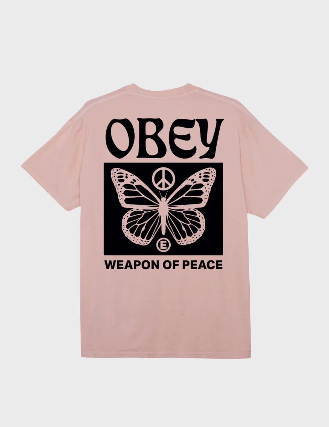 Camiseta Obey Weapon Of Peace PigmentPeachParfait