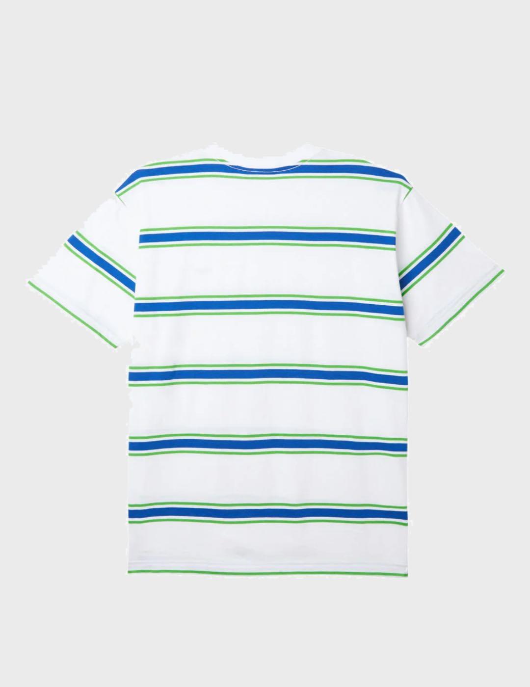 Camiseta Obey Twenty Stripe SS WhiteMulti