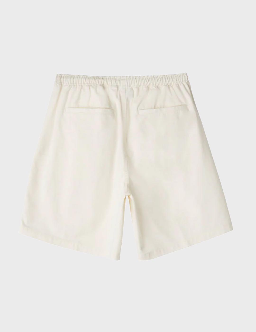 Pantalón Obey Easy Relaxed Twill Short Unbleached