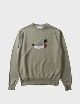 Sudadera Edmmond Studios Duck Hunt Plain Olive